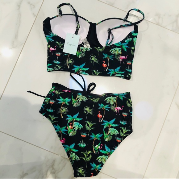 2/$25 Tropical Cupshe Swim Suit Sz Small - Picture 4 of 5